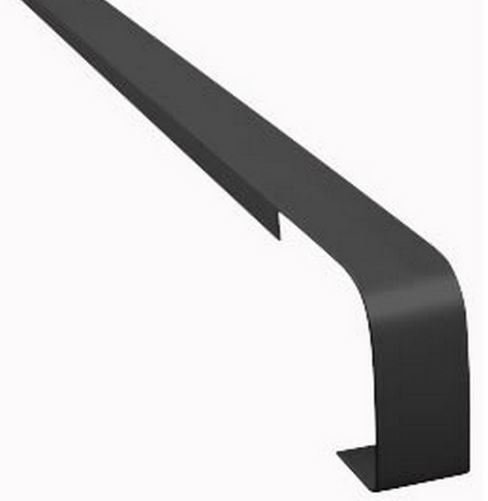 Worktop t-bar - 40mm Black - diyclick2buy.com