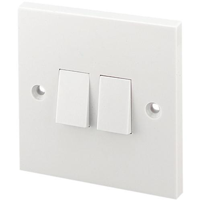 Light Switch 2 Gang 2 way - diyclick2buy.com
