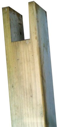 Pergola post 90x90x2.7m - diyclick2buy.com